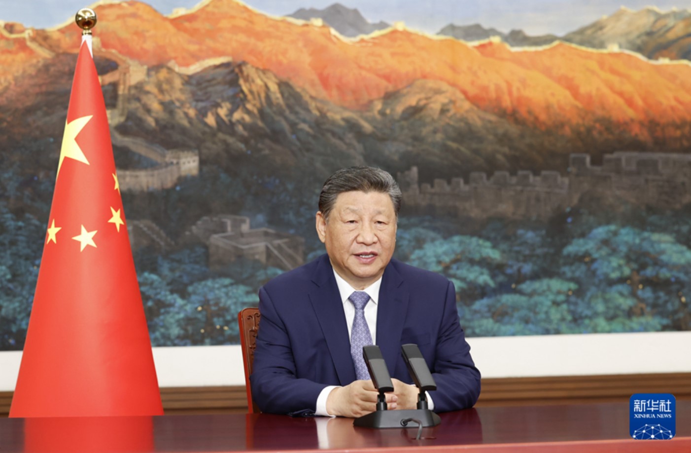 習近平向氣候和公正轉型領導人峰會發表致辭